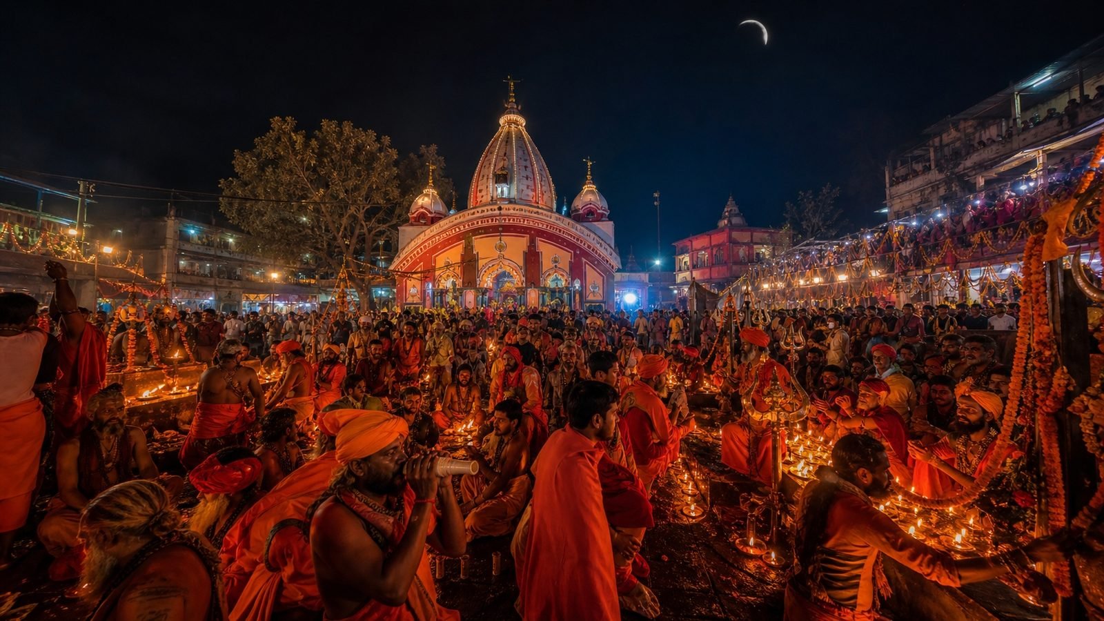 Kaushiki Amavasya observed at night at Tarapith