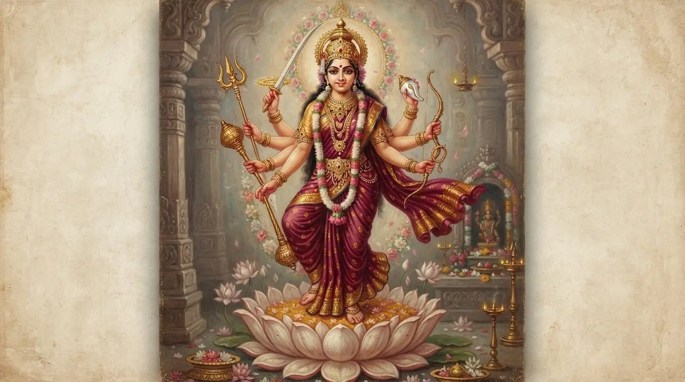 Ashta Lakshmi, the eight forms of Goddess Lakshmi - close-up darshan.
