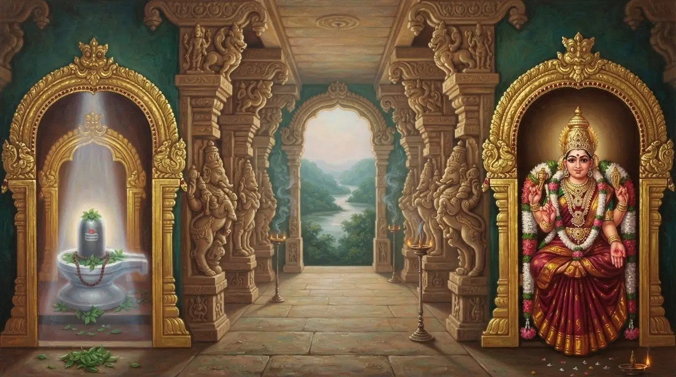 Bhramaramba Devi Temple, Srisailam - presiding deity.