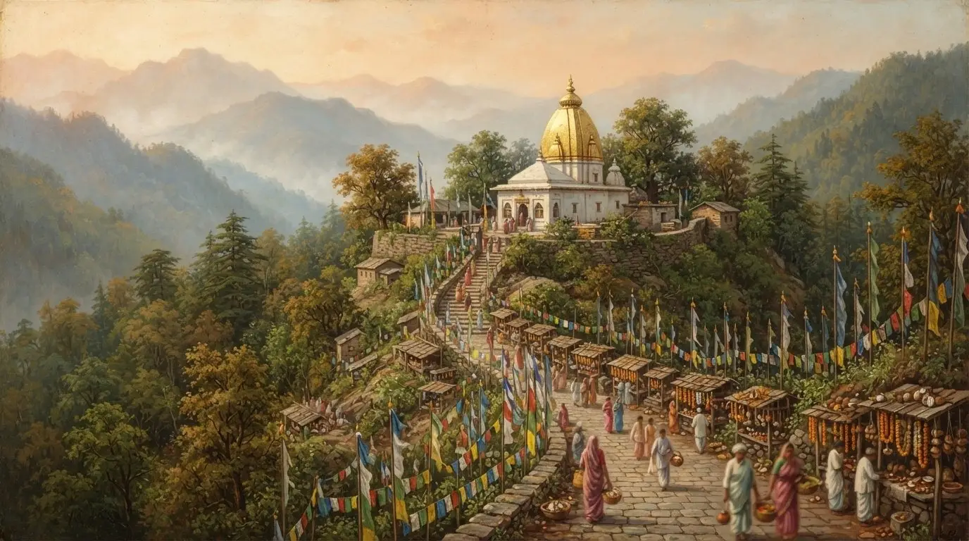 Chintpurni Chhinnamastika Devi Temple - temple view.