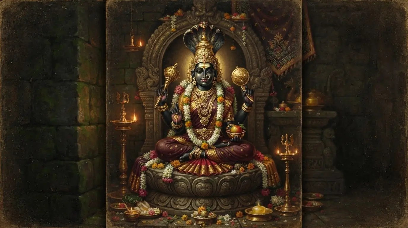 Shri Mahalakshmi Temple, Kolhapur - temple view.
